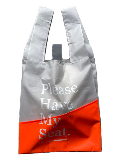 【ETHICALTOMORROW】再生PETのBAGでHave My Seatと囁くBAG