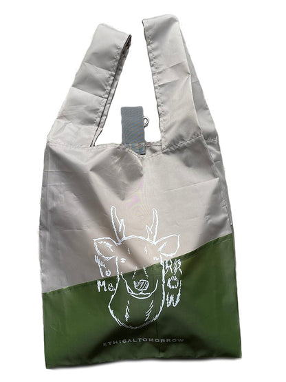 【ETHICALTOMORROW】再生PETの鹿ロゴBAG