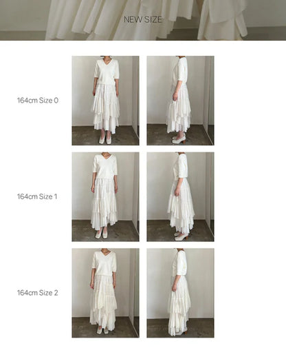 コットンティアードスカート – CASA FLINE コットンティアードスカート – CASA FLINE