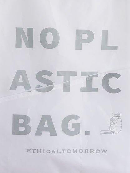 【ETHICALTOMORROW】再生PETのBAGでNO PLASTICを叫ぶBAG