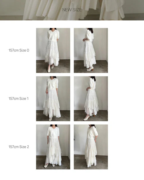 コットンティアードスカート – CASA FLINE コットンティアードスカート – CASA FLINE
