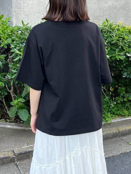 コットンリラックスTシャツ