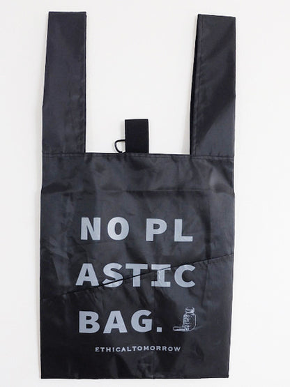 【ETHICALTOMORROW】再生PETのBAGでNO PLASTICを叫ぶBAG