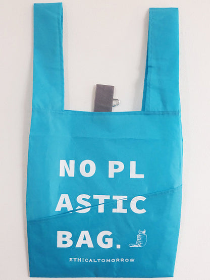 【ETHICALTOMORROW】再生PETのBAGでNO PLASTICを叫ぶBAG