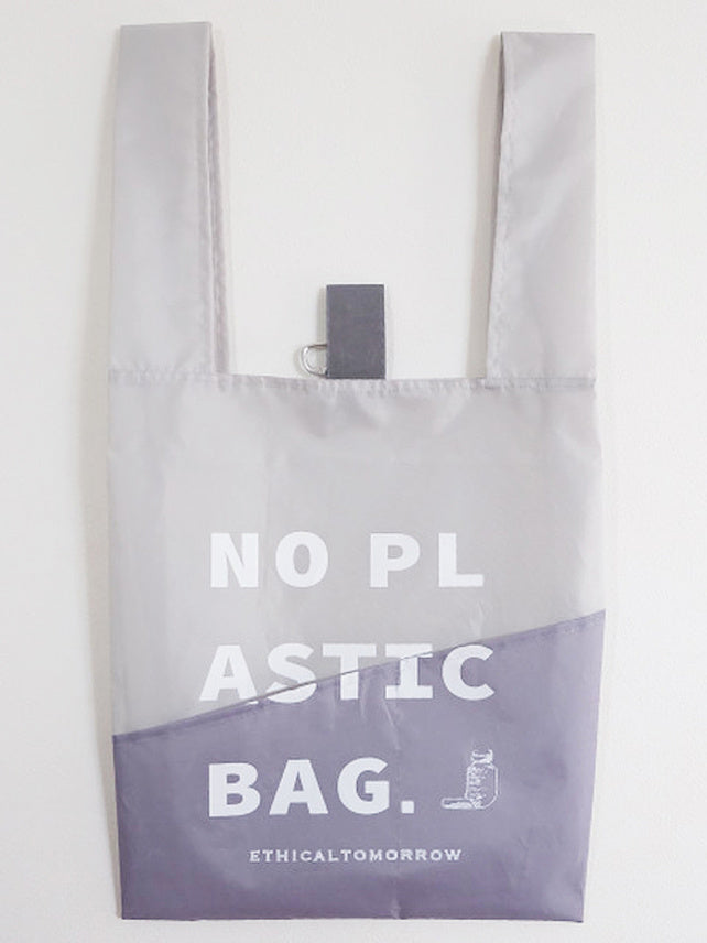 【ETHICALTOMORROW】再生PETのBAGでNO PLASTICを叫ぶBAG