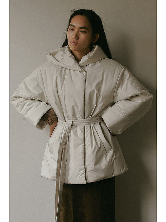 中綿ボリュームショートコート