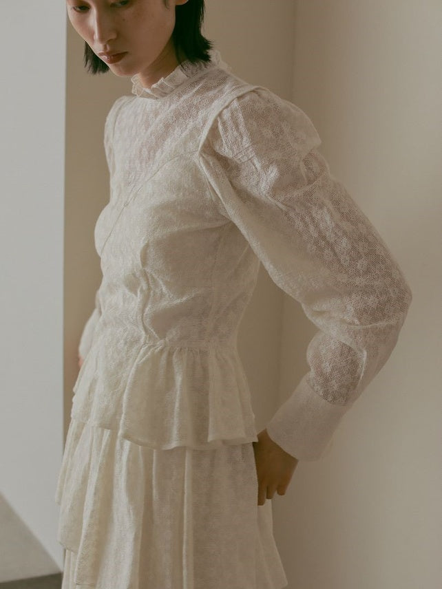 casafline レースブラウス casafline レースブラウス レースフリルブラウス |【公式】Chesty