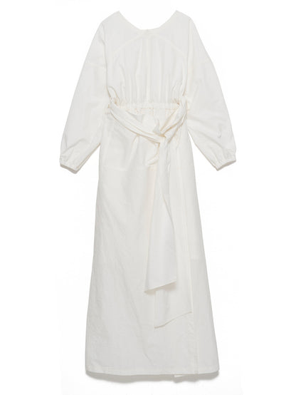 ワインディングシャツドレス