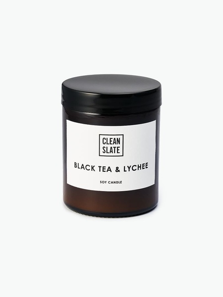 【CLEAN SLATE】キャンドル02 ブラックティー＆ライチ