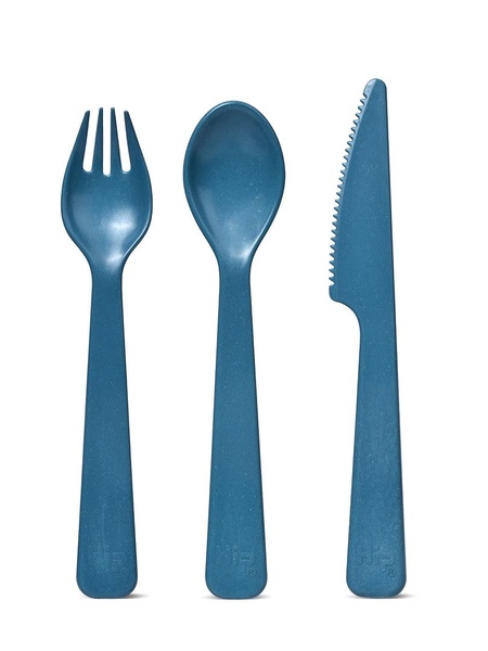 【Hip】OBP Silicon Cutlery Holder with Cutlery set3_JADE