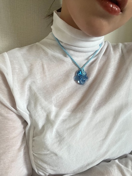 【Sisi Joia】Fleur Necklace　Blue/Light Blue