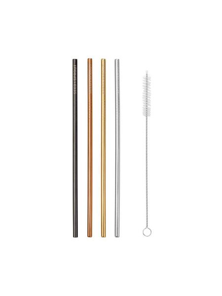 【SEED&SPROUT】STRAIGHT STRAWS-SET OF 4