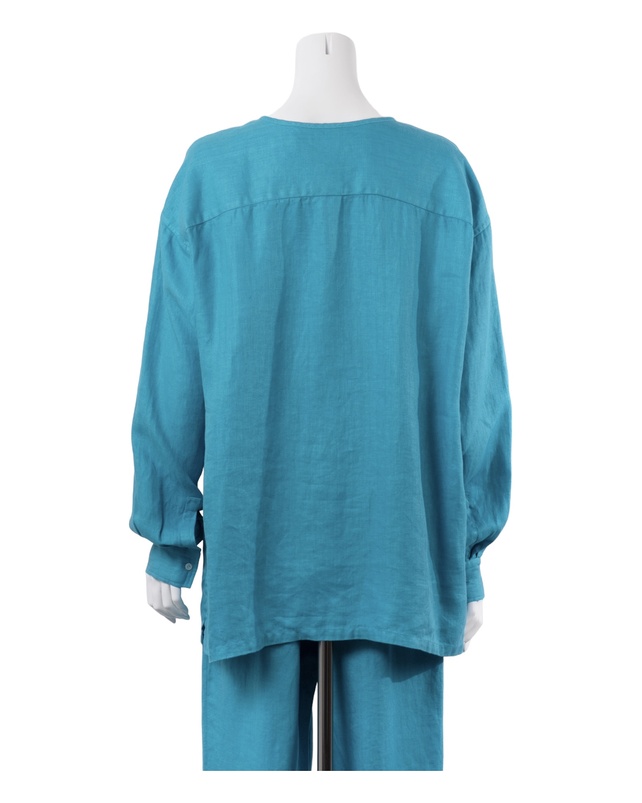 【TuiKauri】French Linen Pull Over Blouse