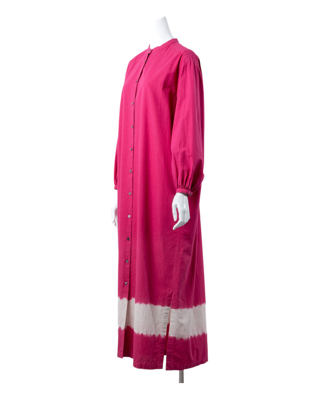 【TuiKauri】Organic Cotton × Linen Gradation Dress