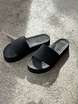 【indosole】SLIDE PLATFORM / BLACK